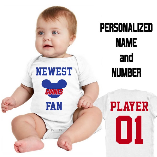 Giants Baby Jersey Etsy
