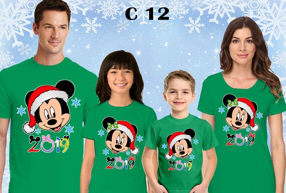 mickey mouse christmas t shirts