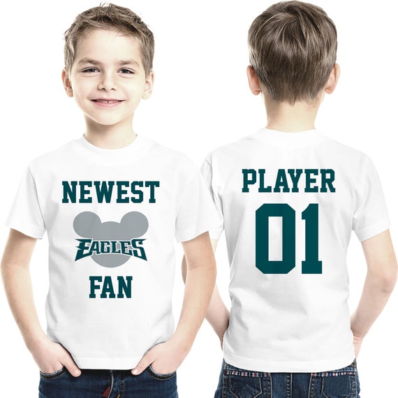 Eagles Kids Newest Philadelphia Fan Mickey Shirt - Etsy