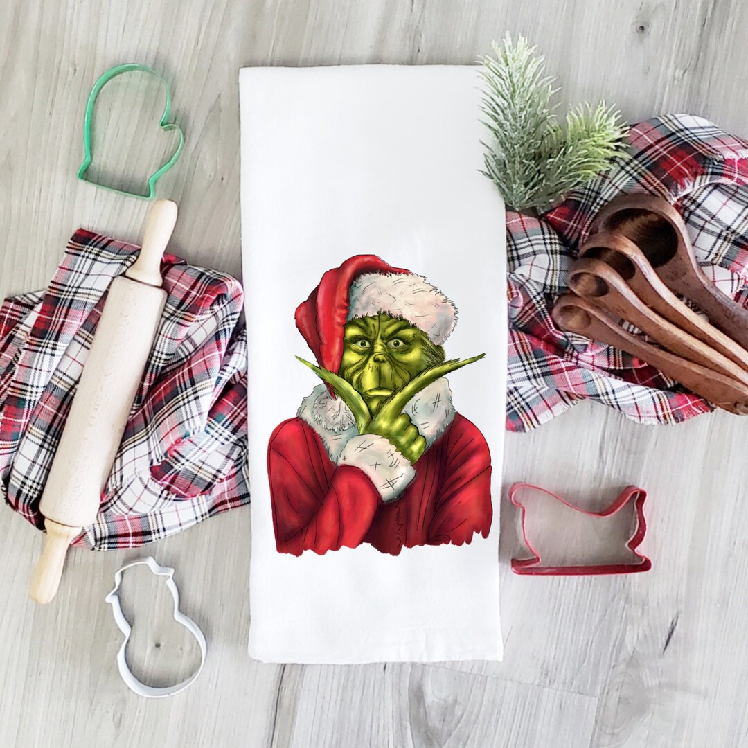 The Grinch Christmas Movie Hand Towel Christmas Hand Towels Etsy