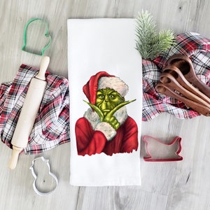 The Grinch Christmas Movie Hand Towel| Christmas Hand Towels| Kitchen Towels| Bathroom Towels| Kitchen Decor| Christmas Decor