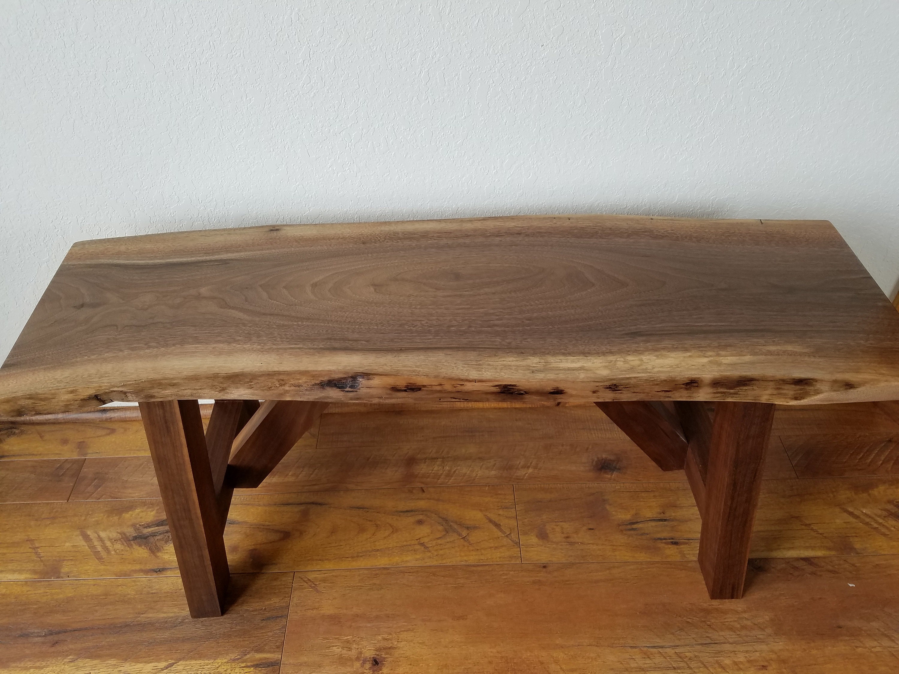 Banc, Banc d'entrée, de Bord en Direct, Noyer, Meubles Maison, Bancs, Sièges, Sièges Cheminée, Rusti