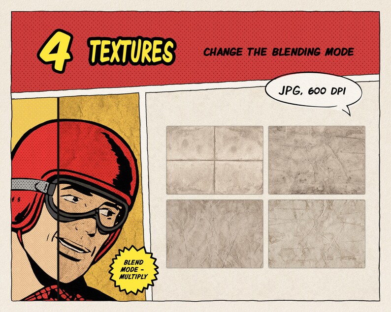51 Brushes for Digital Drawing Vintage Comic Book Etsy