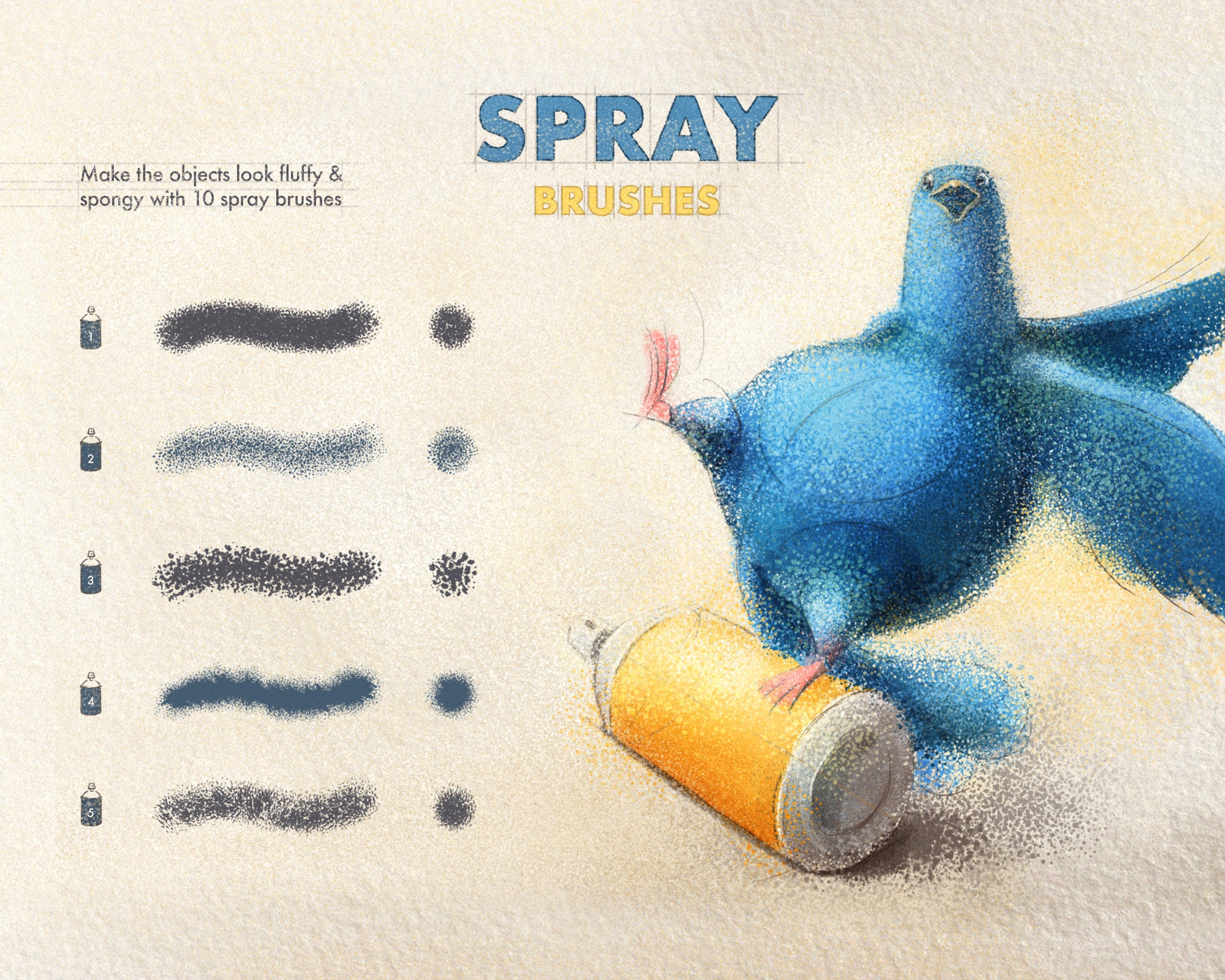 20 Procreate Brushes 10 Spray Paint Texture Brushes 10 Etsy