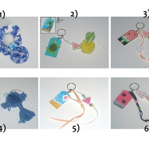 Keychain Porte-clé Summer Wave Wooden Key Ring Sea Beach Watermelon Charm Pineapple Mermaid Popsicle Ice Cream School Bag Jewelry