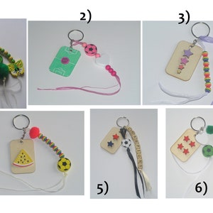 Bijou Keychain Porte-clé Football Wooden Key Ring Charm France Italy Brazil Charm Flag Mondial Woman Love School Bag Jewelry