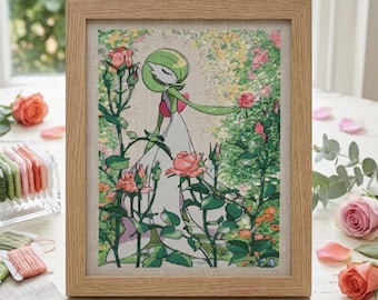 Gardevoir EX Cross Stitch - TCG Pocket - Pokemon PDF Pattern Chart