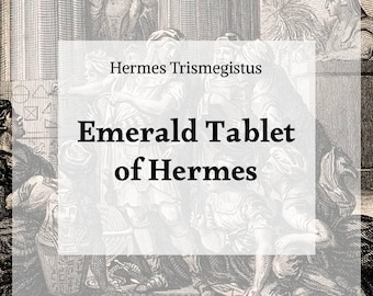 The Emerald Tablet of Hermes - E-Book [Digital Download]