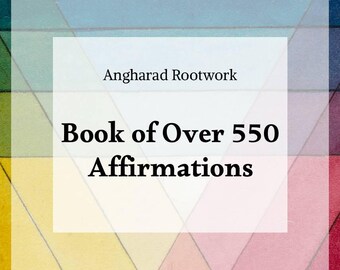 550+ Affirmations E-Book: Daily Motivation & Wellness (Digital Download)