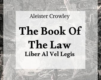 The Book of the Law, Liber Al Vel Legis - E-Book [Digital Download]