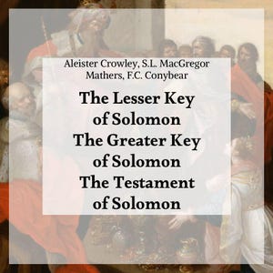 The Keys and Testaments of Solomon the King - Three Volume E-Book (Digital Download)