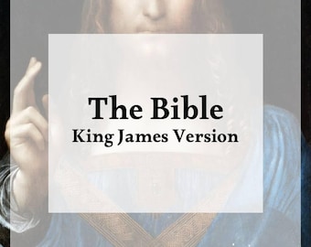 The Holy Bible, King James Version - E-Book [Digital Download]