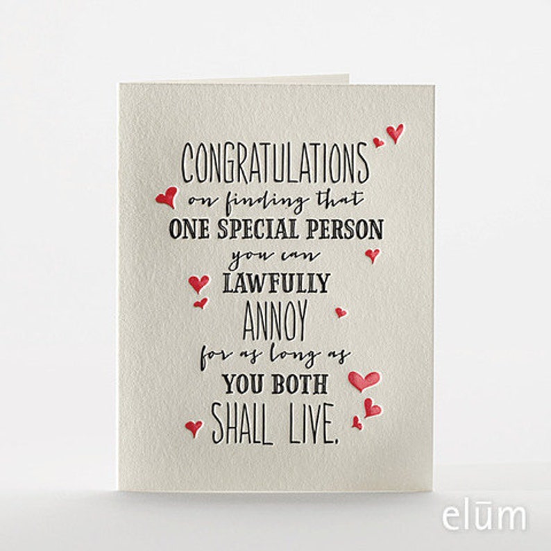 Engagement Card
