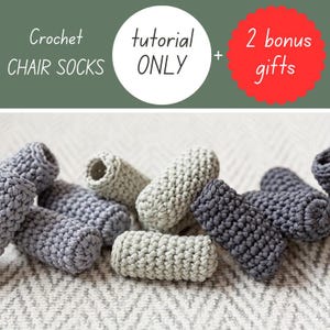 Crochet Chair Socks Tutorial, Bonus Gifts