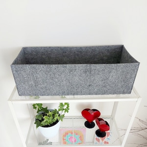 Sturdy Felt Storage Basket, Home Organizer