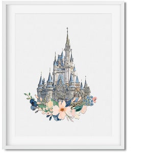 Cinderella Castle at Walt Disney World's Magic Kingdom, Disney Home Decor and Wall Art, Great for Disney Gifts!