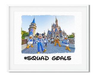 ディズニー ウォルトディズニー ミッキー＆ミニー　絵画 Walt Disney（ウォルト・ディズニー） 「Disney 100 Years of