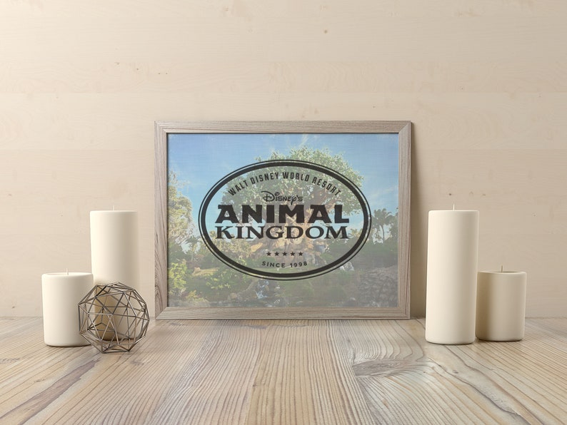 Animal Kingdom at Walt Disney World Resort Wall Print Great - Etsy