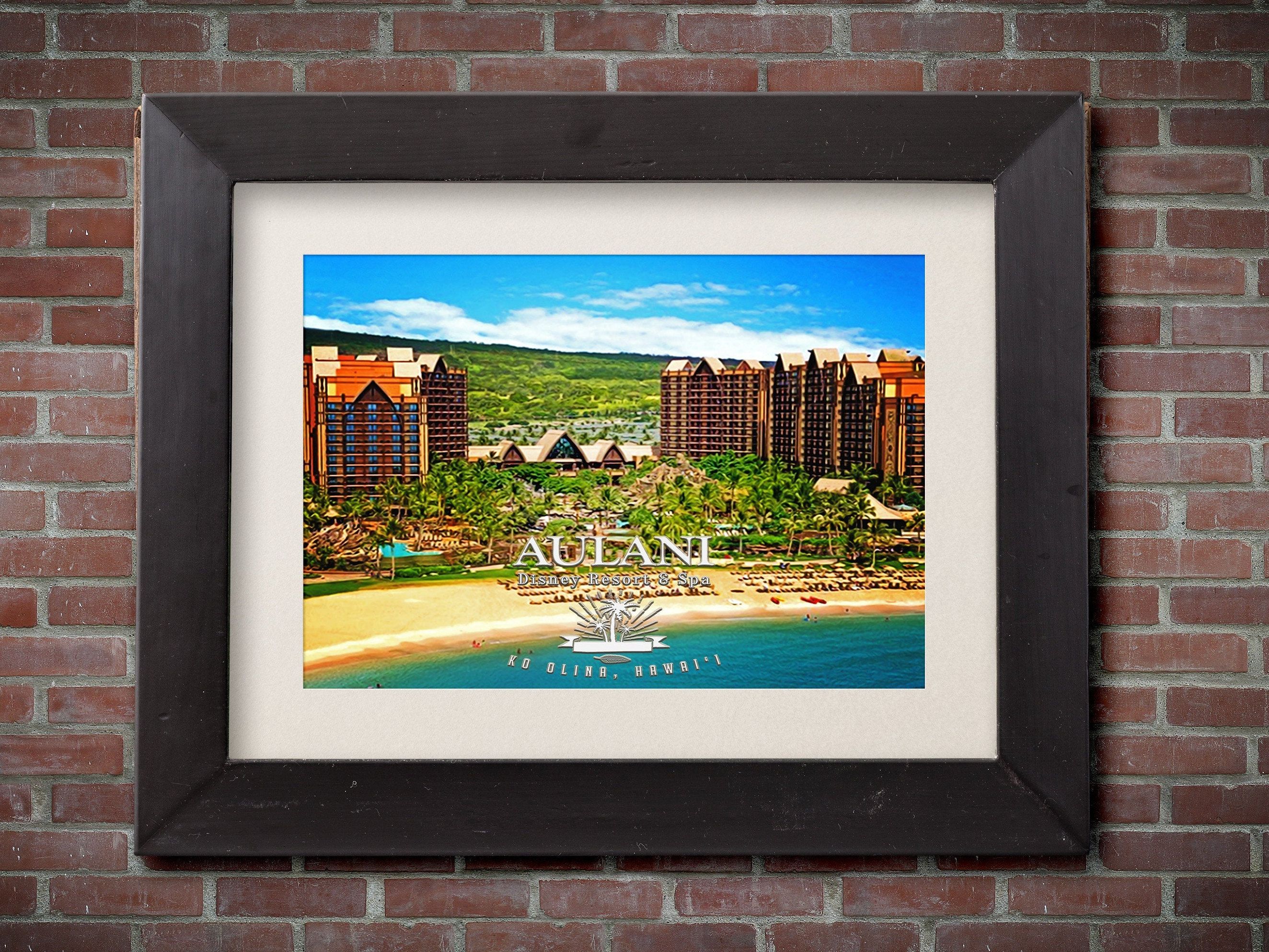 ディズニー アウラニ リゾート アートプリント、アウラニ ハワイ