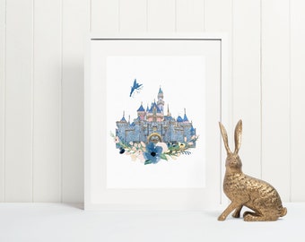 Buy Disneyland Resort: Sleeping Beauty Castle in Watercolor Effect