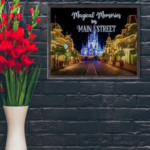 Walt Disney World Main Street Memories Memories on Main - Etsy