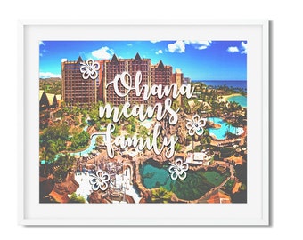 Disney Aulani Poster: Retro Hawaii Style - Vibrant Travel Art - Etsy