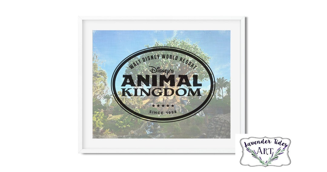 Animal Kingdom at Walt Disney World Resort Wall Print Great - Etsy