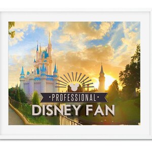 Impressão artística do Magic Kingdom, impressão com efeito pintado do Castelo da Cinderela para &quot;fã profissional da Disney&quot;