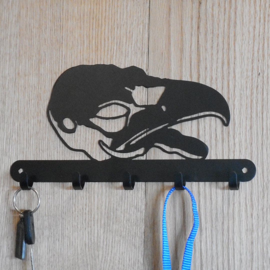 Eagle Skull Hat Rack Leash / Key Holder [4500273] - Etsy