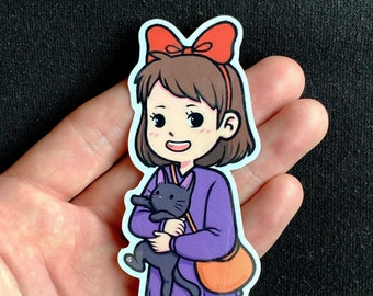 Kiki and Jiji Cat Sticker Vinyl