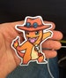 Fire Fist Charmander Sticker Vinyl Pokemon One Piece 