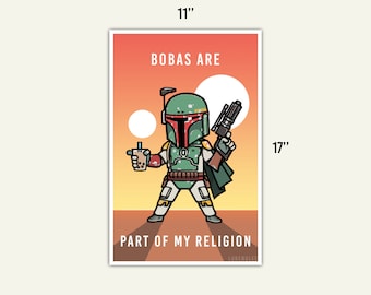 Boba Fett with Boba Print