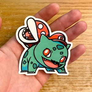 Bulbasaur Mario Sticker Vinyl