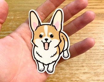 Pancake the Corgi Sticker Vinyl