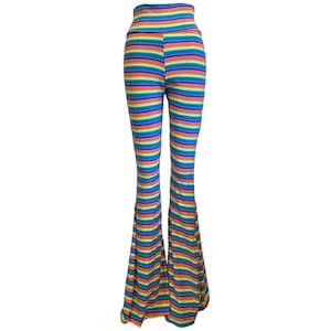 Rainbow Stripe Bell Bottoms
