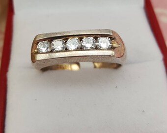 One of A Kind Sterling Silver Men's Ring Rectangle Handmade Designer Men's Ring