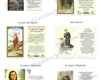 Holy Card, Prayer Card Digital, Printable Images, Vintage Art, Catholic Faith Card, Instant Download Holy Card