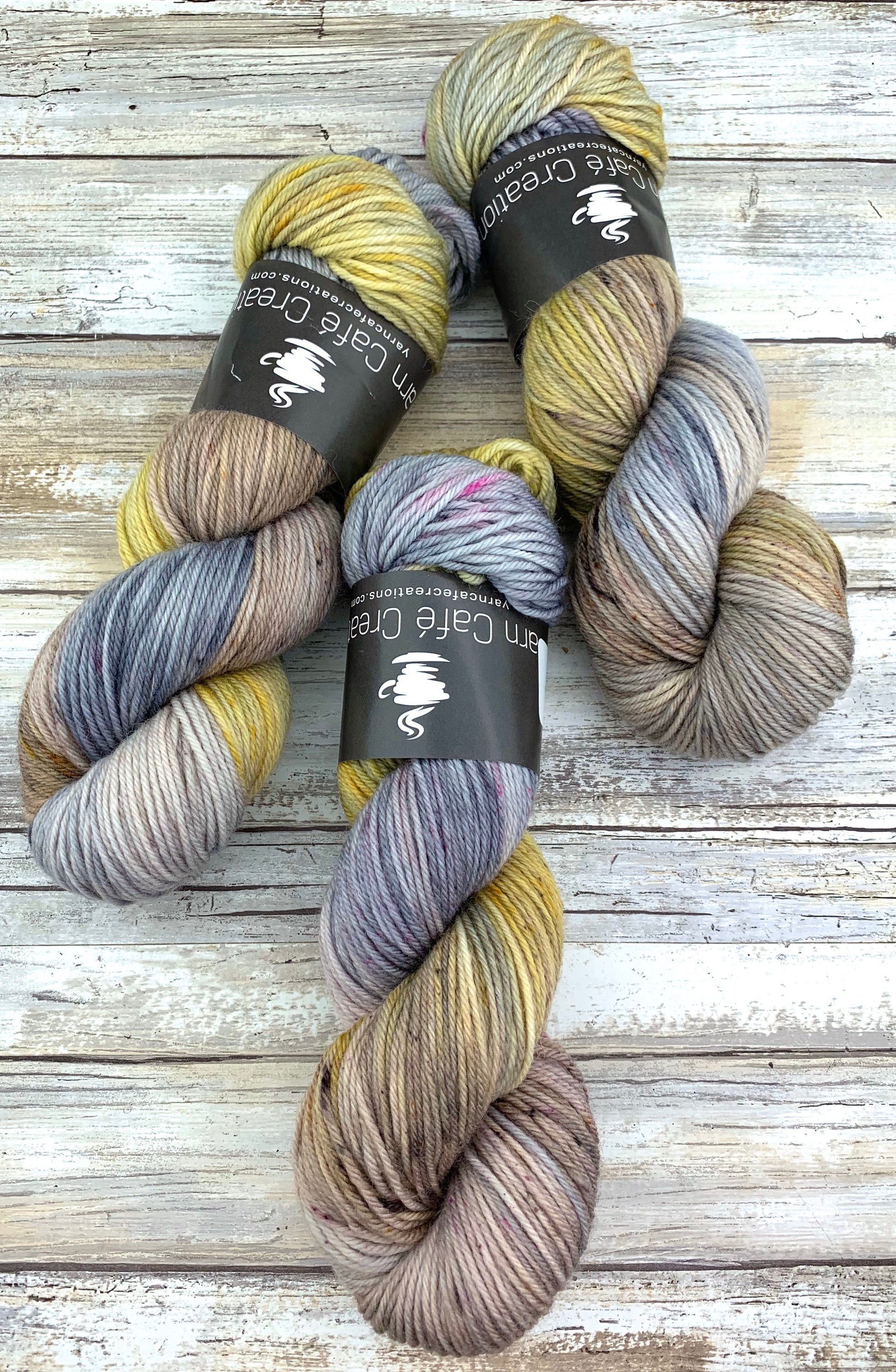 DK Weight Wool/Nylon Blend Dusk Hand Dyed Yarn Superwash Wool