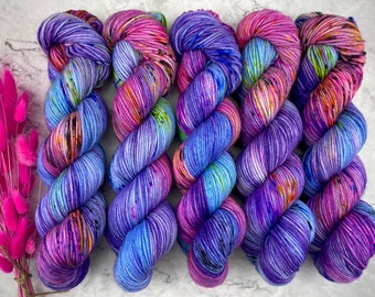 Polwarth DK Weight | 100% SW Polwarth Wool | Wonderbolts | Rainbow Dash Collection | Hand Dyed Yarn |