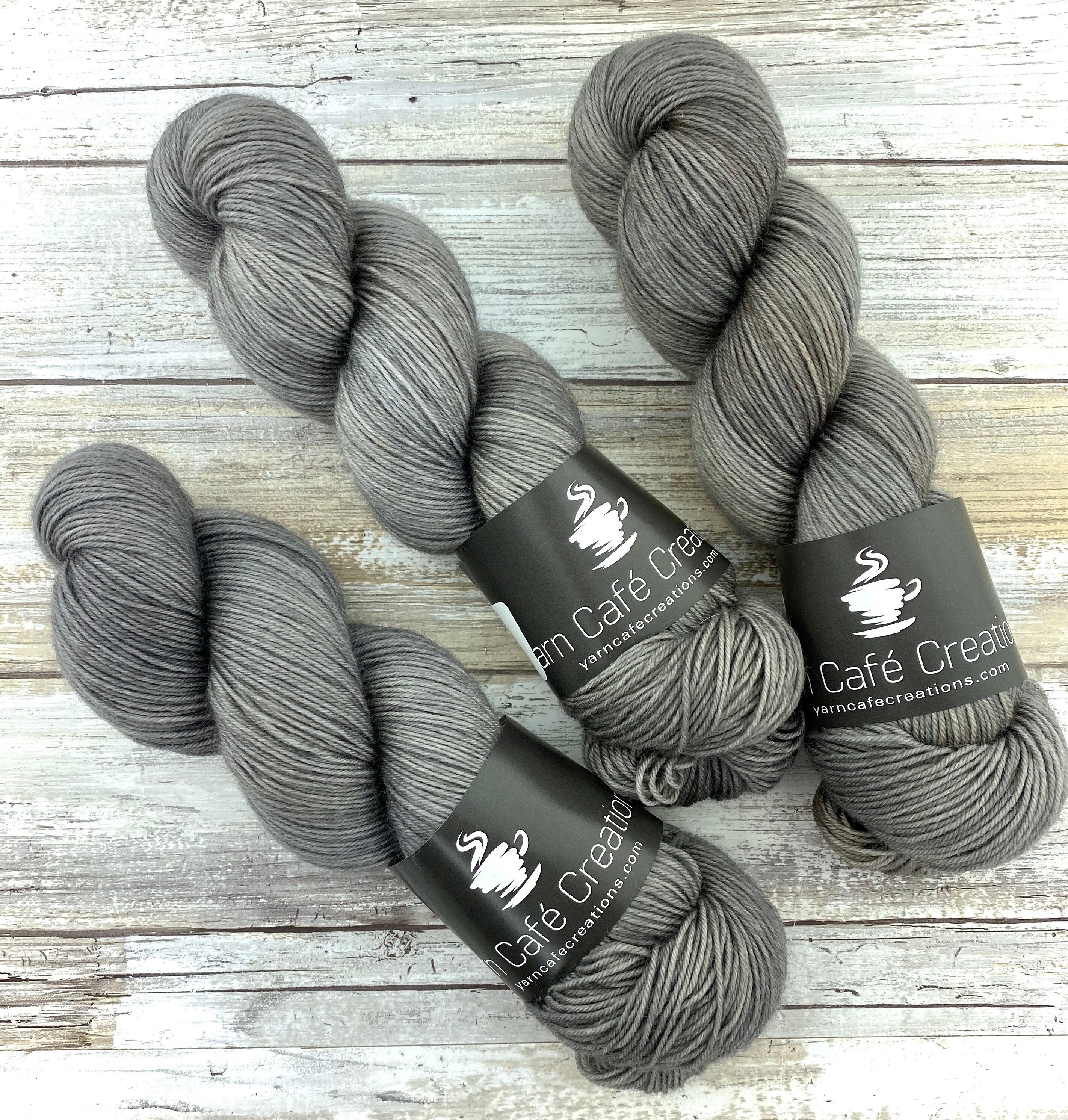 100% Merino SW Fingering Weight | Coffee | Hand Dyed Yarn | Superwash wool