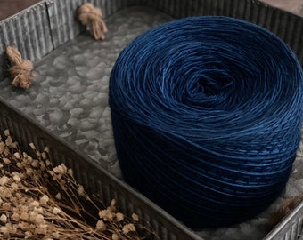 Sock Weight | 400 Gram Grande Skein | Gothic Blue | 85/15  Superwash Merino Wool/Nylon | Fingering Weight/Sock Weight
