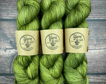 Biscotti Sock | 85/15 SW Merino/Wool Sock Weight| Cactus | Hand Dyed Yarn | Superwash wool