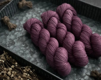 Worsted Weight | Clove | Hand Dyed Yarn | Superwash wool