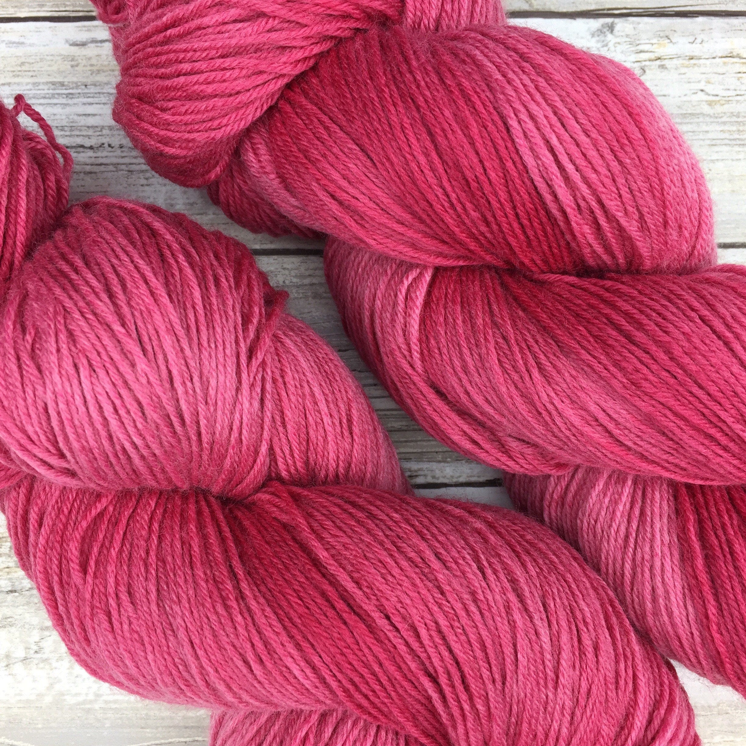 Hand Dyed Yarn Superwash Merino Wool/Nylon Blend Fluffy Sock