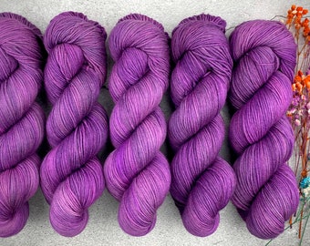 Polwarth Fingering Weight | Element of Laughter | Pinkie Pie Collection | Hand Dyed Yarn | Superwash Polwarth