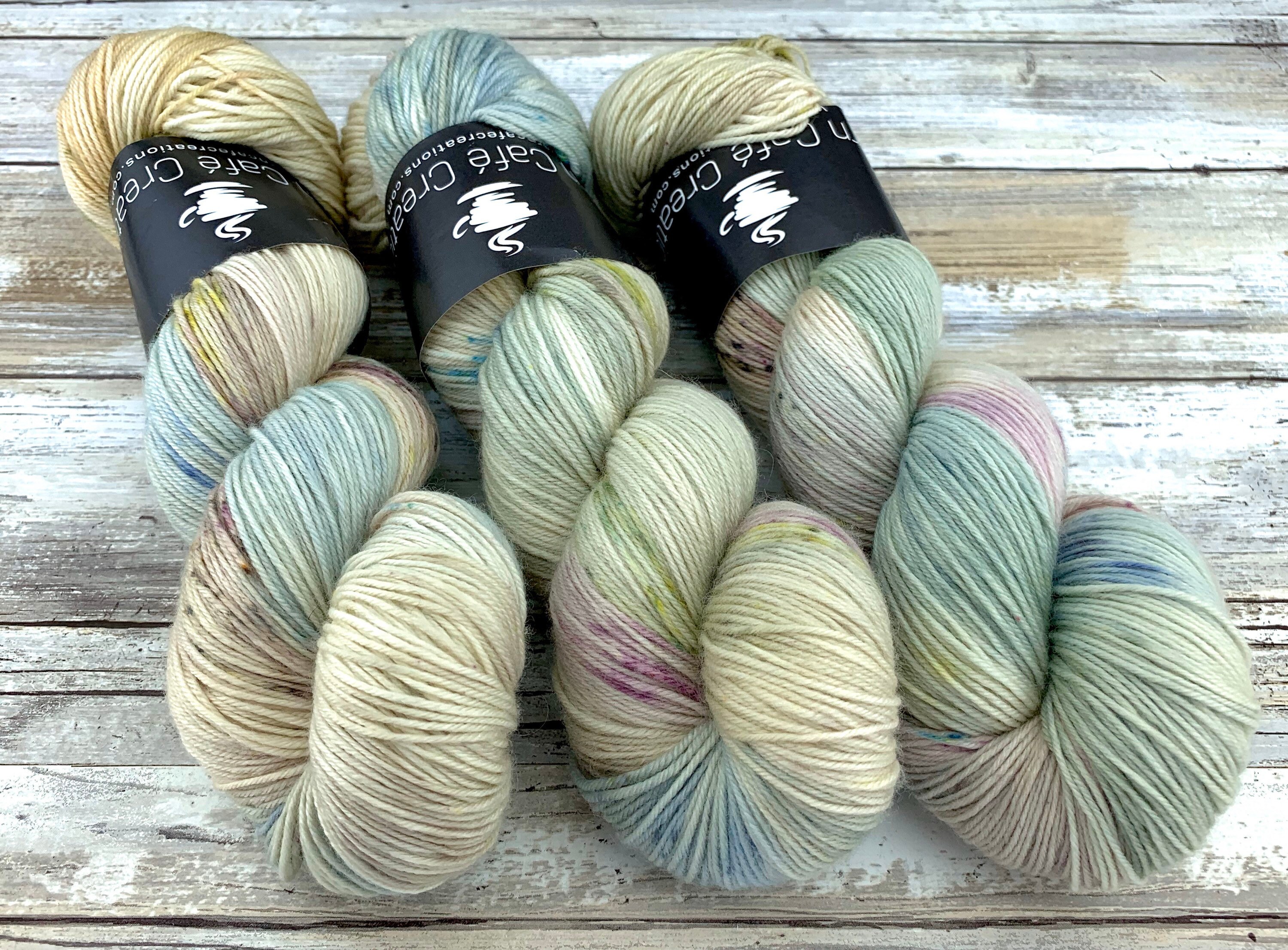 85/15 SW Merino/Wool Sock Weight Orchard Hand Dyed Yarn Superwash wool