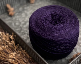 DK Weight | 500 Gram Grande Skein | Gothic Purple | 85/15  Superwash Merino Wool/Nylon | DK Weight