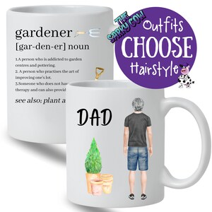 Dad Gardening Gift, Gardening Gifts for Dad, Dad Gardener Mug, Funny Dad Mug, Birthday Gift for Dad, Fathers Day Mug, Dad Presents, Custom