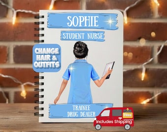 Student Nurse Notebook for Nurses, Student Nurse Journal, Student Nurse Notes, Student Nurse Planner, Trainee Nurse, Nursing Student Planner