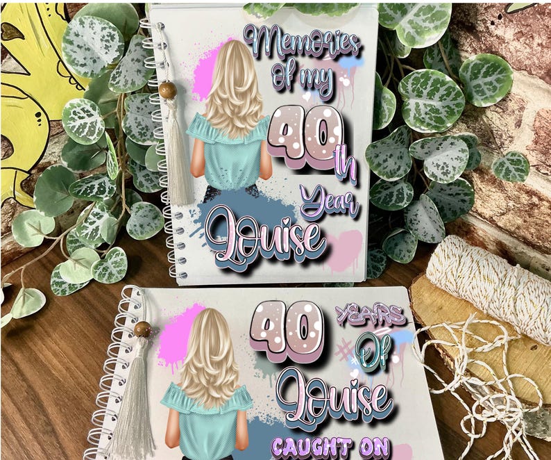 40th Birthday Gifts for Women, 40th Keepsake, 40th Gifts for Her, 40th Gifts for Friend, Personal Journal, 40th Presents for Women, The Fully Monty